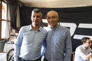 Marco Pipino con Paolo Savoldelli